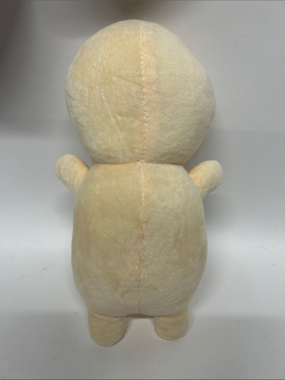 Plush Character Toy in Cream with Embroidered Face peanut SCP-173 the sculpture - Picture 2 of 3